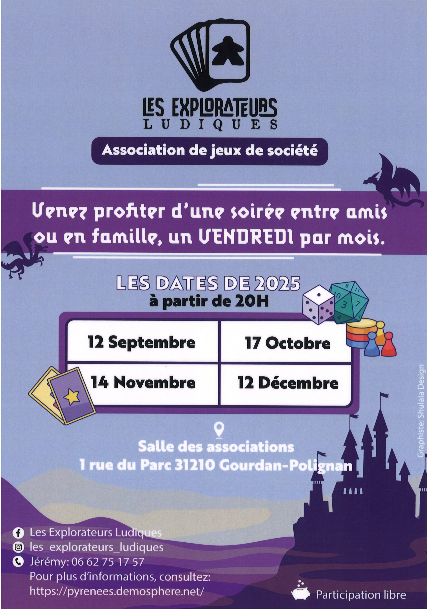 Explorateurs ludiques – dates 2025