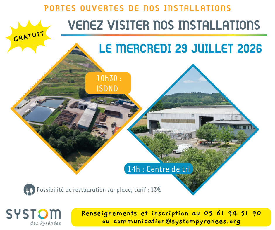 Journée portes ouvertes du SYSTOM le 29 juillet 2026