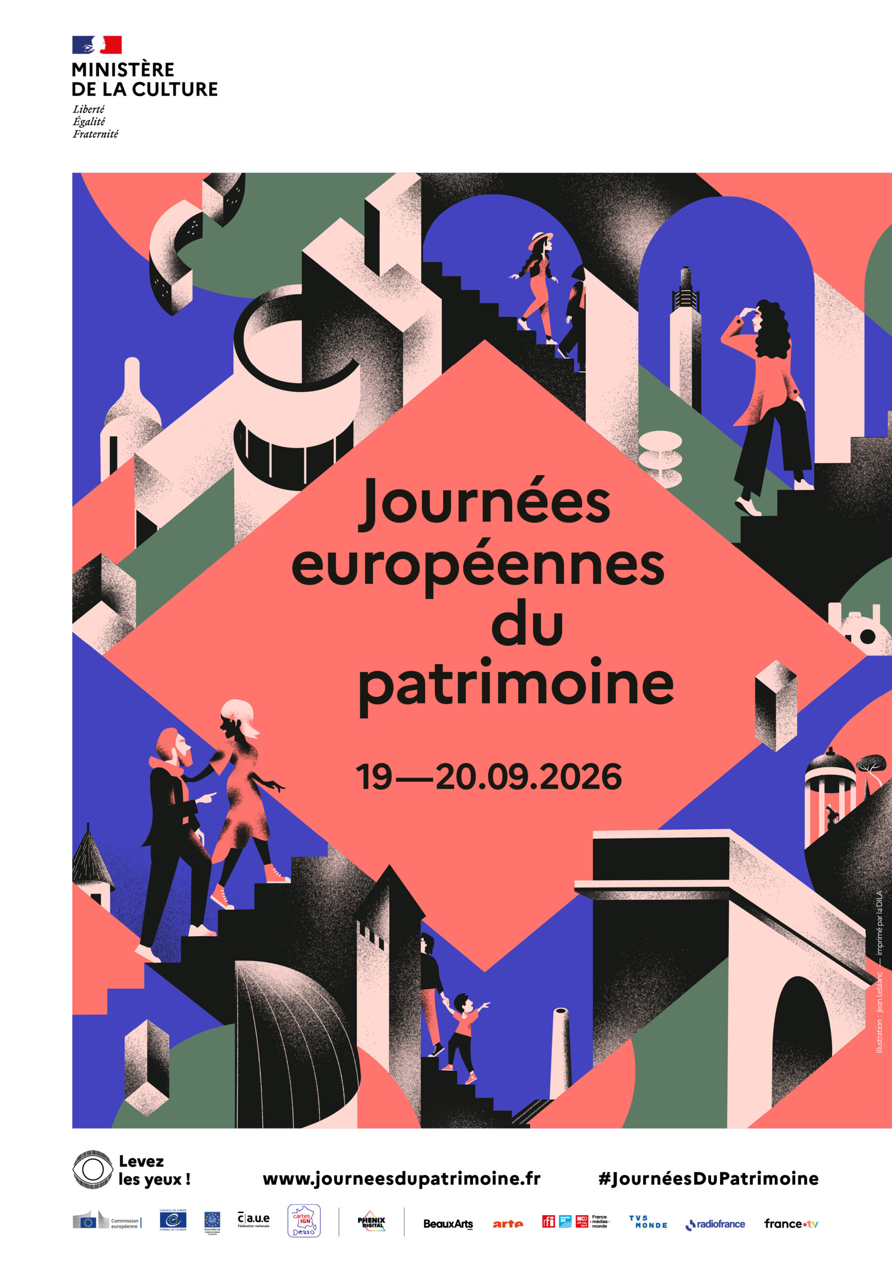 Journées européennes du patrimoine les 19 et 20 septembre 2026
